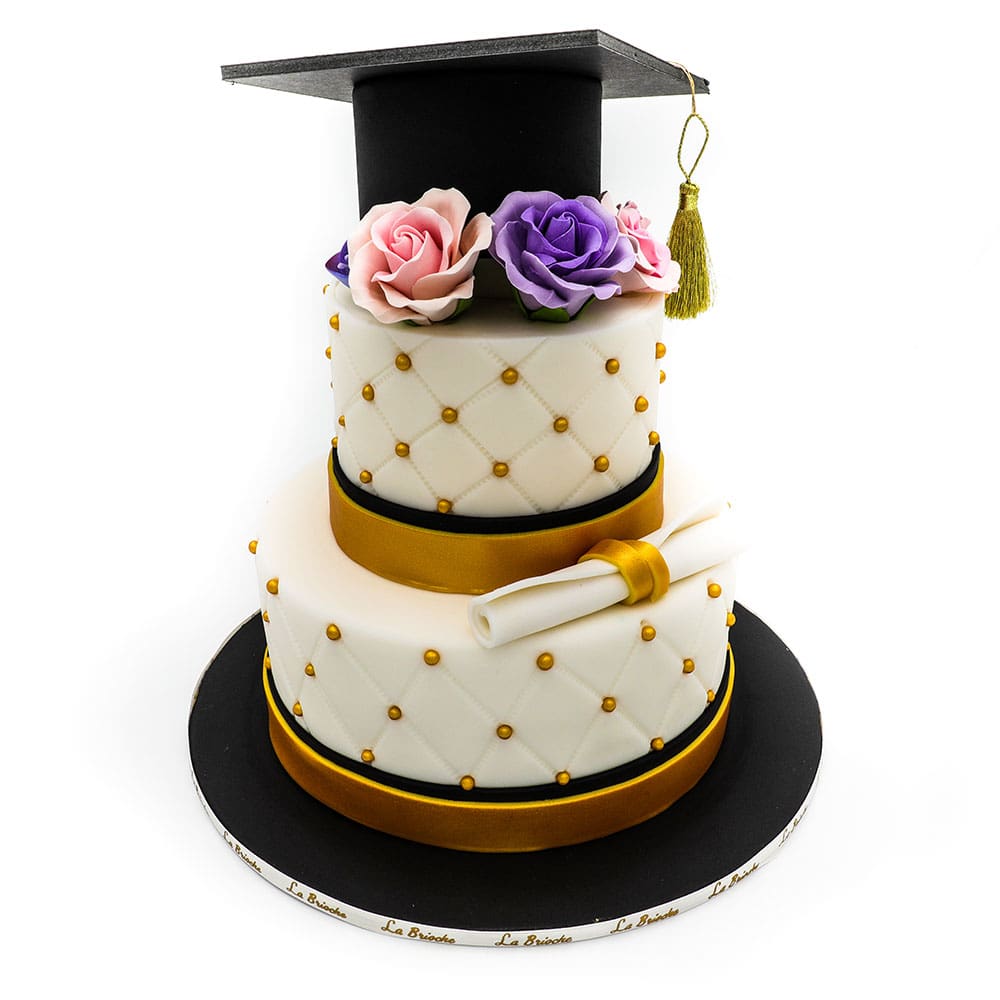 Two Tier Black and Gold