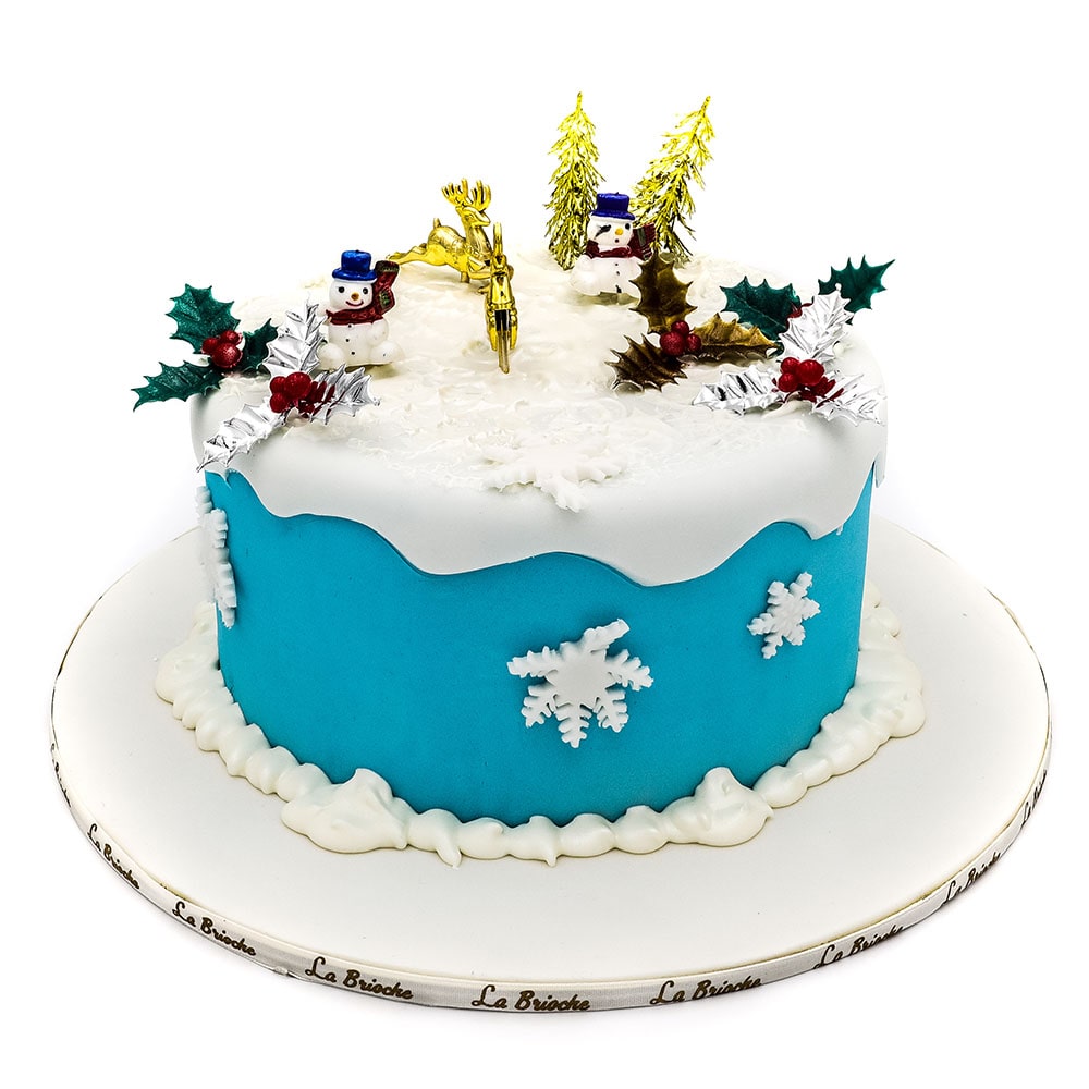 Snow Theme Cake