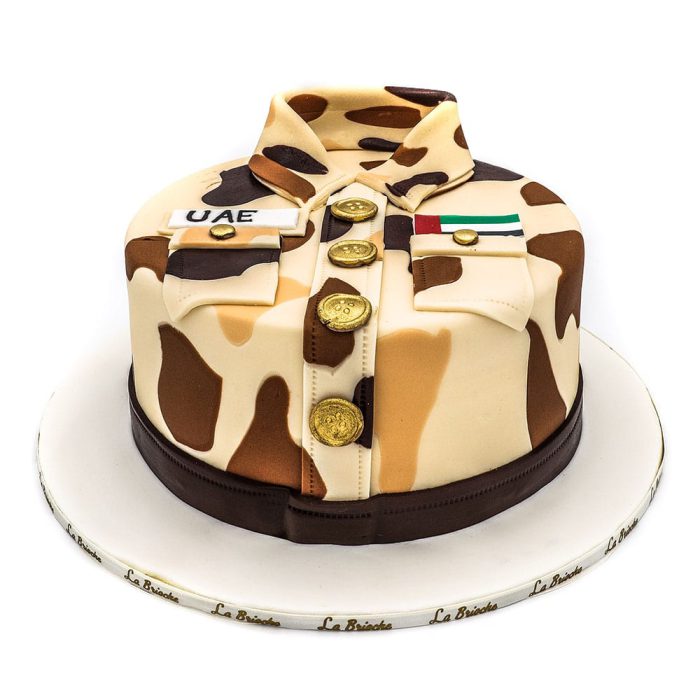 Military Uniform Cake