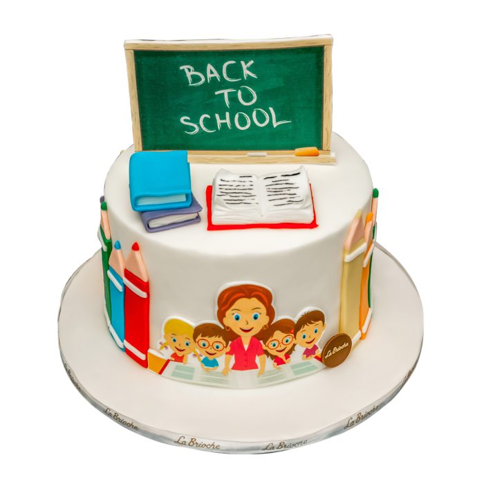 Back to School - Marble Cream Cake