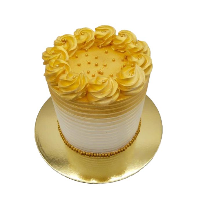 HIGH CREAM CAKE WITH PEARLS